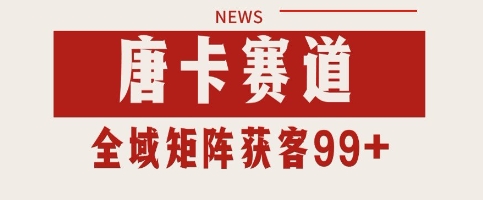 唐卡赛道私域引流获客 自热矩阵SOP日引流99+精准客资