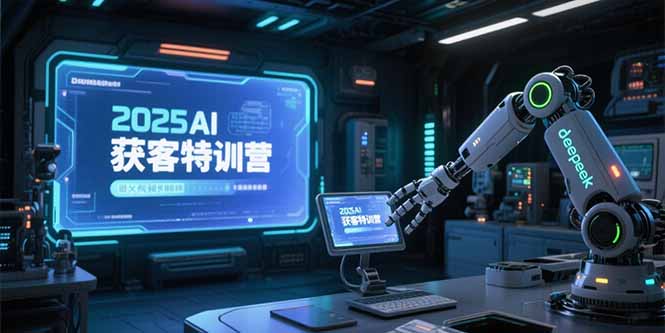 （15289期）2025AI获客特训营，AI图文视频全制作，deepseek工具实操教学