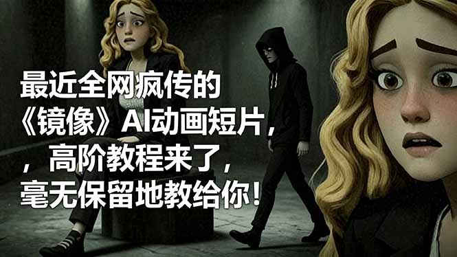 （16427期）最近全网疯传的《镜像》AI动画短片，高阶教程来了，毫无保留地教给你！