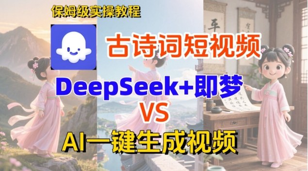 Coze扣子智能体工作流一键生成古诗词短视频，保姆级搭建教学