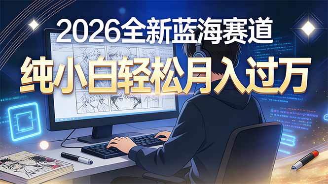 （16781期）2026年全新蓝海赛道，纯小白轻松月入过万