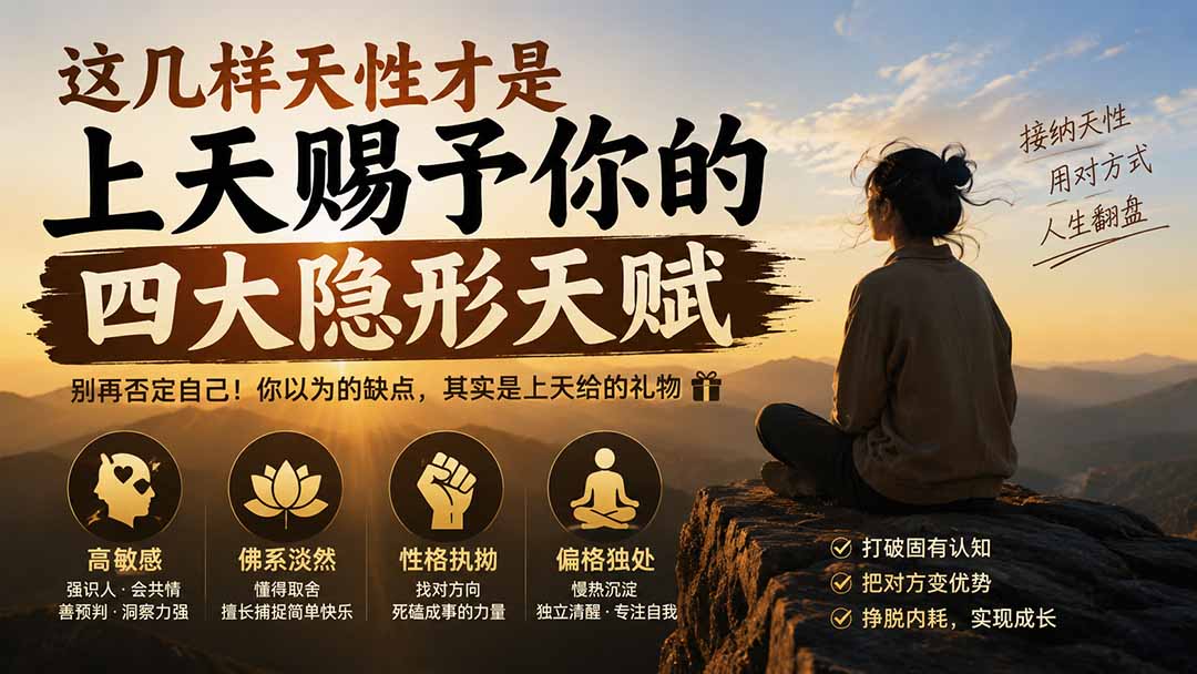 (19984期)付费文章:这几样天性才是上天赐予你的四大隐形天赋