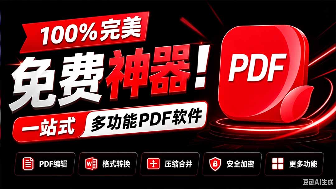（20512期）100%完美免费神器！一站式多功能PDF软件，支持PDF格式转换压缩编辑等，简约无广告，太Nice了JOPDF