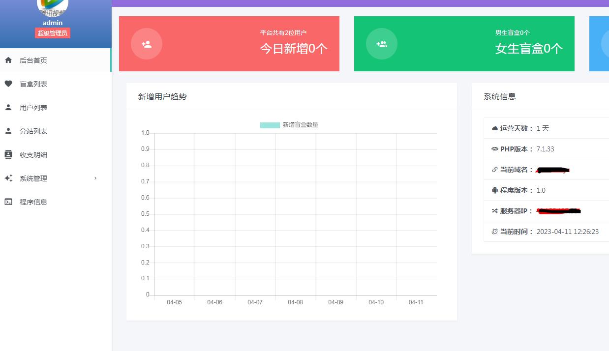 (5450期)一元盲盒交友源码/脱单盲盒源码/交友盲盒/恋爱盲盒【源码+视频教程】